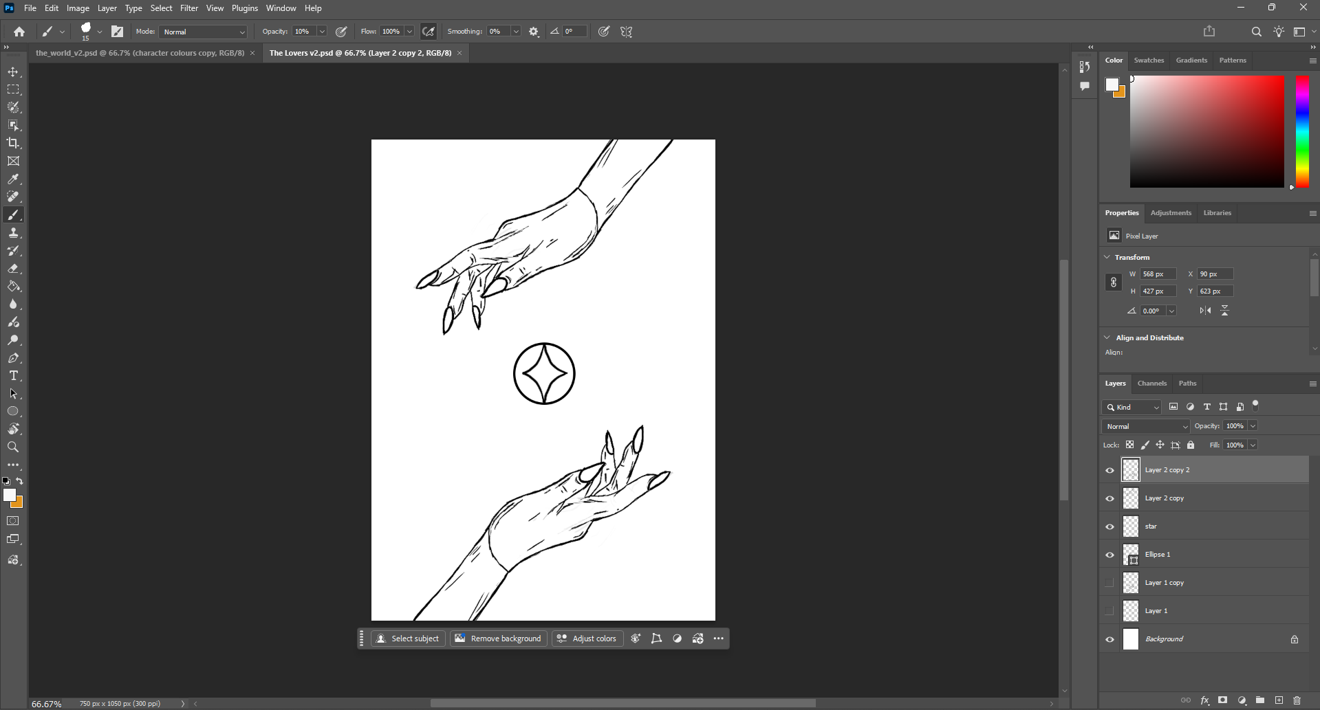 A screenshot of Photoshop courtesy of Tom